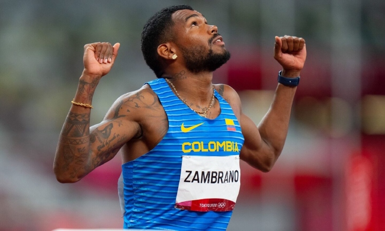 Atletismo: Anthony Zambrano se retiró de los Juegos Olímpicos