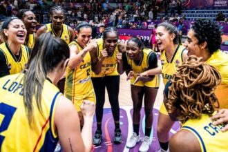 El equipo Colombia femenino para el Sudamericano de Baloncesto