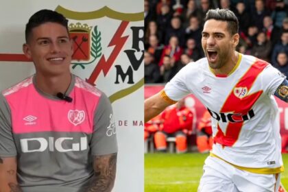 James Rodríguez y un mensaje a Falcao en Rayo Vallecano