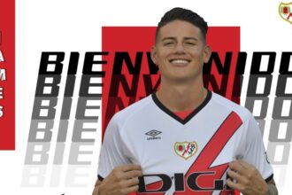 Oficial: James Rodríguez es nuevo jugador del Rayo Vallecano