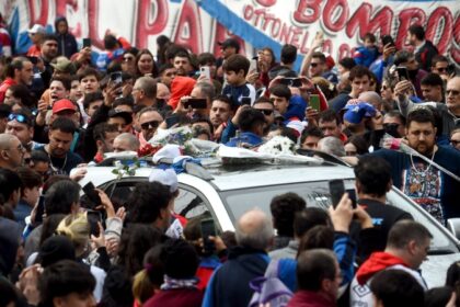 Así le dieron el último adiós a Juan Izquierdo en Uruguay