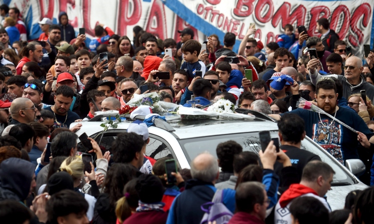 Así le dieron el último adiós a Juan Izquierdo en Uruguay