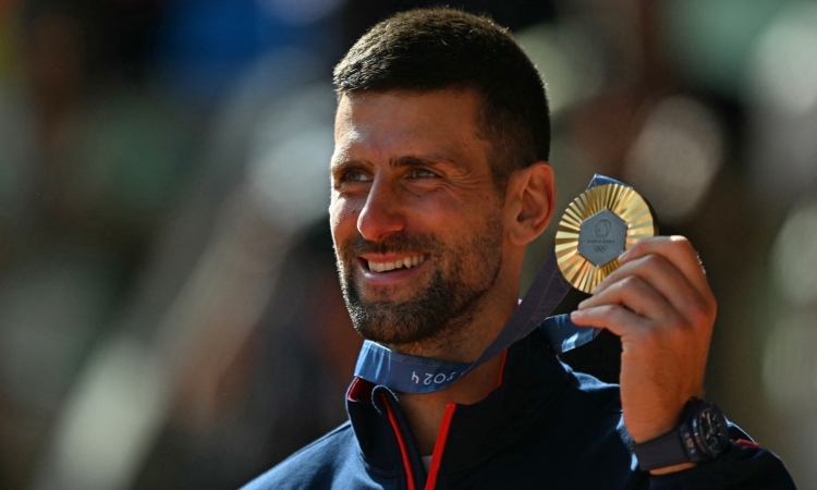 Novak Djokovic venció a Carlos Alcaraz y logró oro en París 2024