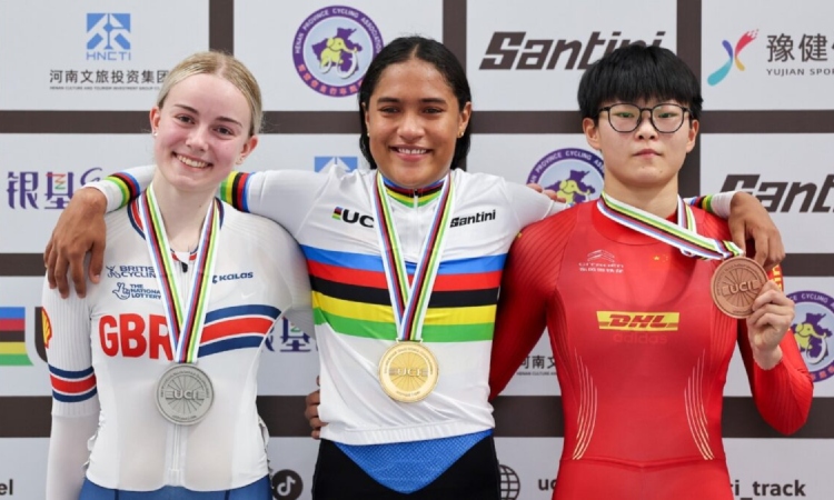 Stefany Cuadrado, campeona mundial juvenil de velocidad