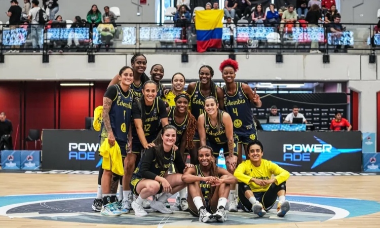 Colombia invicta en el Sudamericano de Baloncesto Femenino