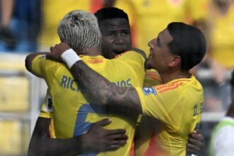 Colombia le ganó a Argentina por la fecha 8 de Eliminatorias