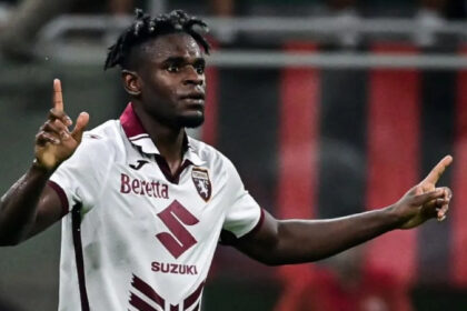 Duván Zapata puso al Torino como líder parcial de Italia