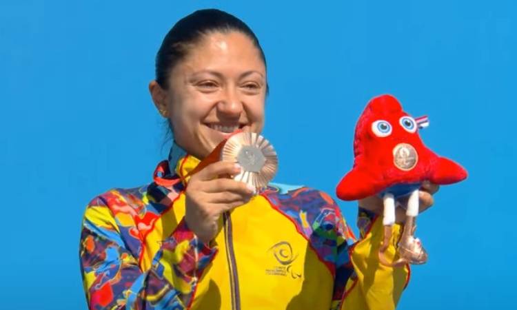 Paula Ossa gana bronce en París en la ruta C5 de Paralímpicos