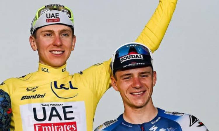 Pogacar-Evenepoel: el romance deja paso al duelo por el arcoíris