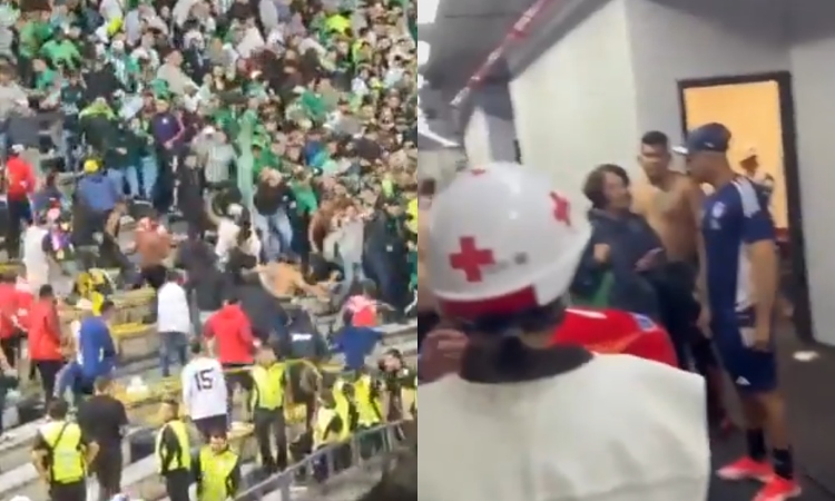 Video: jugadores de Junior asistieron a los hinchas tras desmanes