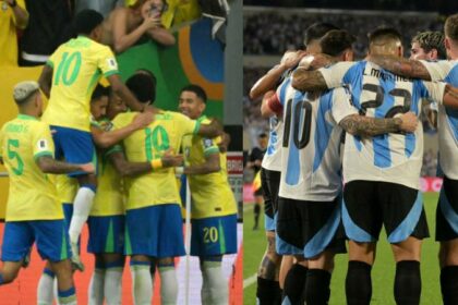 Argentina y Brasil también golearon por fecha 10 de Eliminatorias