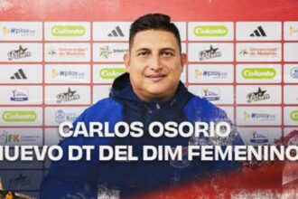 Carlos Osorio es nuevo entrenador del Medellín femenino