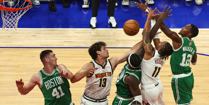 Celtics defeat Nuggets and achieve their first win