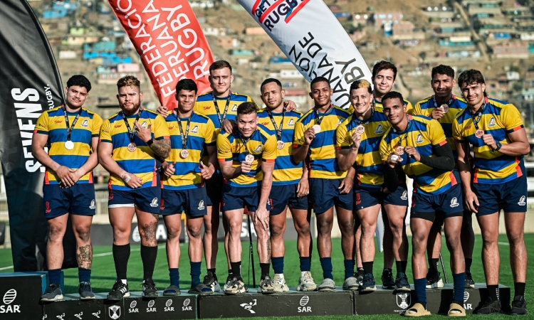 Dos bronces para Colombia en el Seven Sudamericano de Rugby