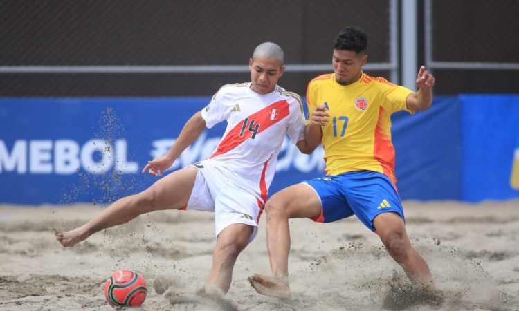 Colombia fue segundo de la Conmebol Liga Evolución Fútbol Playa