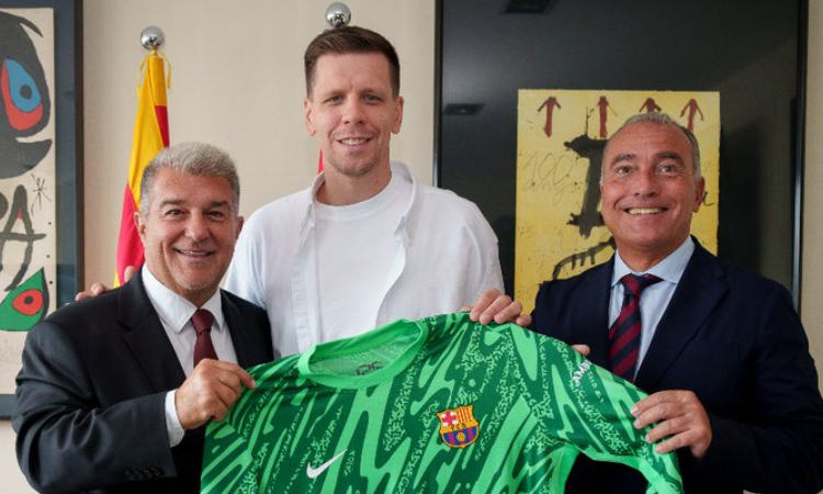 FC Barcelona saca de su retiro al portero polaco Szczesny