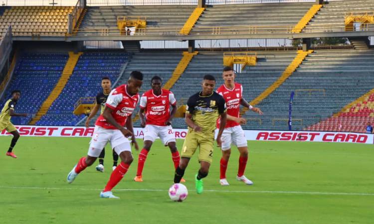 Santa Fe y Águilas empataron por la fecha 13 de la Liga BetPlay