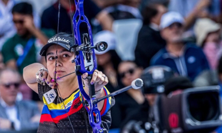 Sara López conquistó su noveno título mundial en tiro con arco 