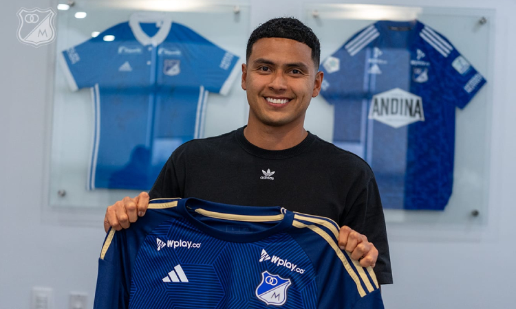 Stiven Vega renueva su contrato con Millonarios