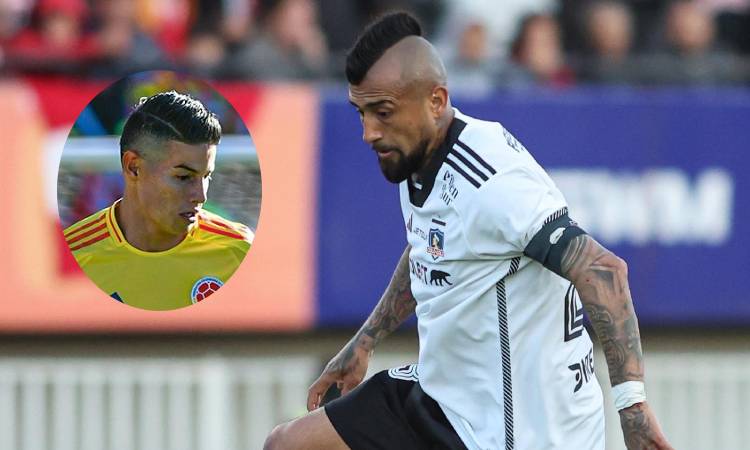 Vidal le pidió a James que fiche con Colo Colo para ganar la Libertadores