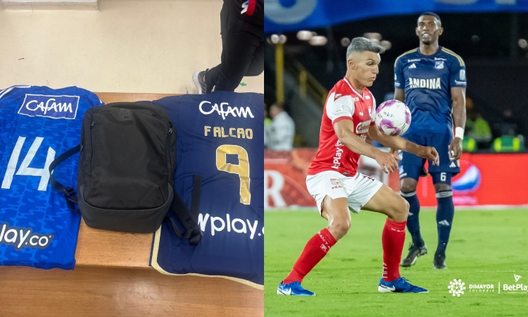 Habían camisetas de Millonarios en el camerino de los árbitros