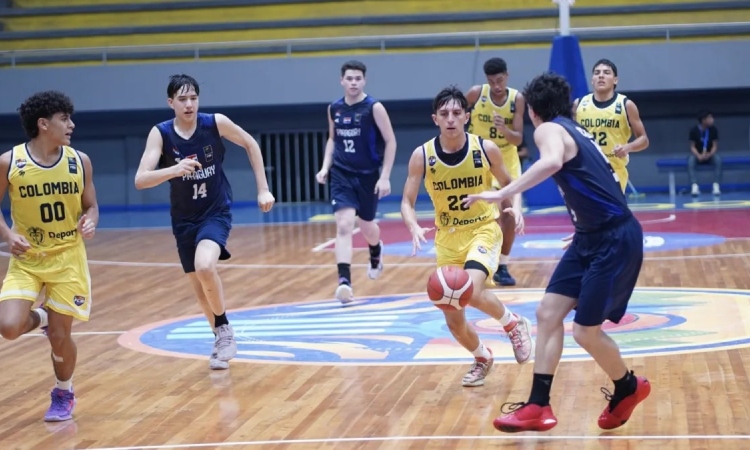 Victoria colombiana en el Sudamericano Sub-15 de baloncesto