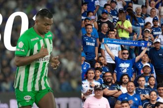 El cruce entre hinchas de Millonarios y Alfredo Morelos