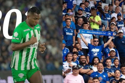 El cruce entre hinchas de Millonarios y Alfredo Morelos