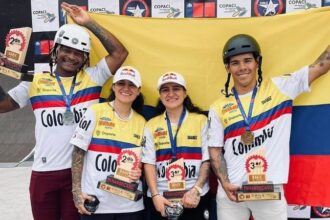 Medallas para Colombia en el Panamericano de BMX Freestyle