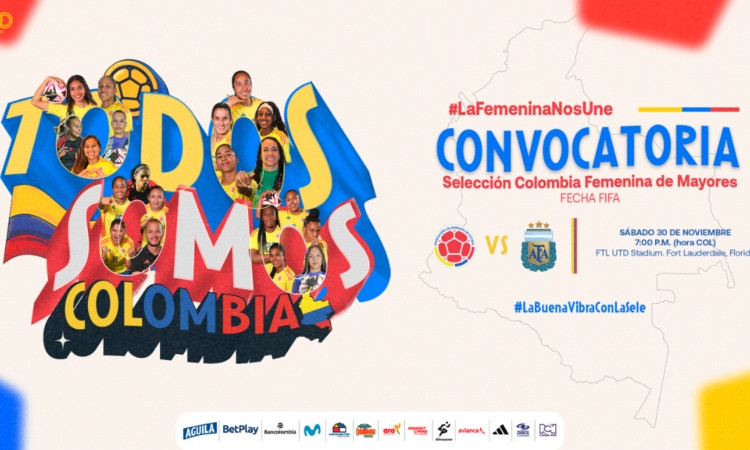 Convocatoria Selección Colombia Femenina para la fecha FIFA