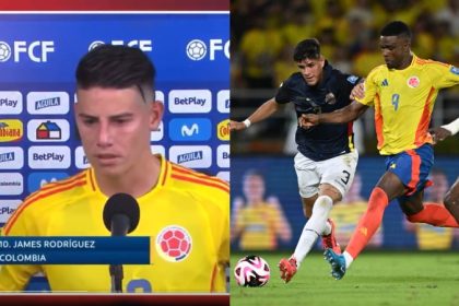 El picante mensaje de James a culpables de la derrota vs Ecuador