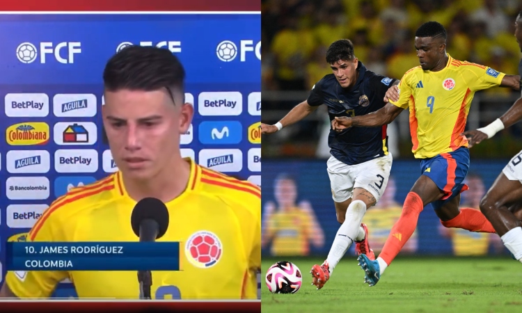 El picante mensaje de James a culpables de la derrota vs Ecuador