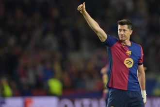 Lewandowski se puso a la altura de Cristiano y Messi