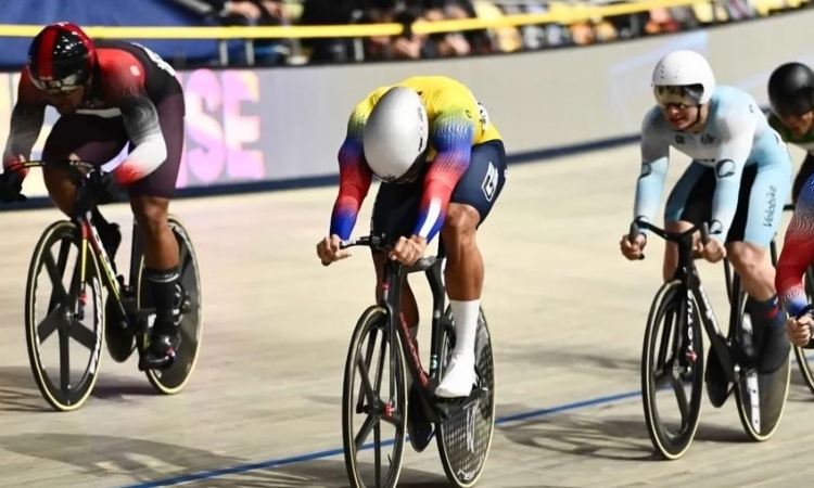 Doble podio colombiano en Liga de Campeones Ciclismo de pista