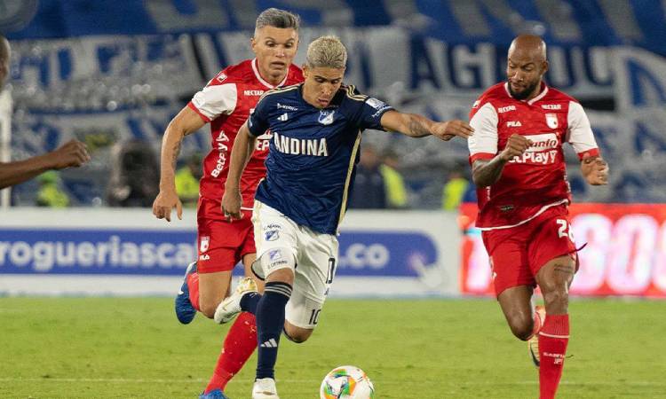 Independiente Santa Fe amargó a Millonarios con un empate