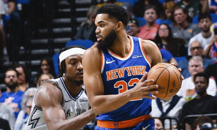 Knicks vencen a Magic en la NBA, Karl-Anthony Towns inspirado