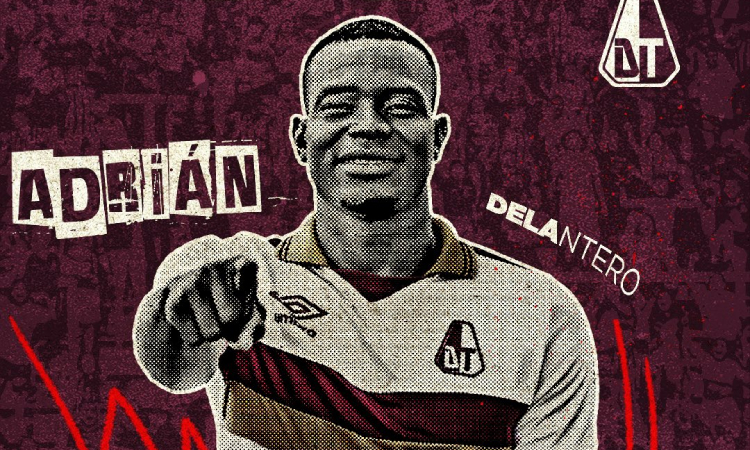 Deportes Tolima oficializó a Adrián Parra, su nuevo delantero