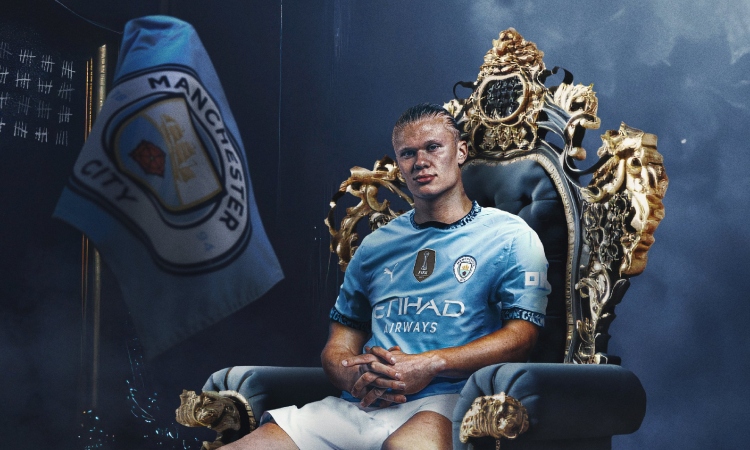 Haaland renueva con el Manchester City hasta 2034