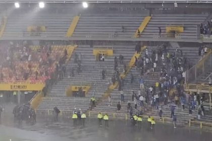 Hinchas de Millonarios y América de Cali se pelearon en El Campín