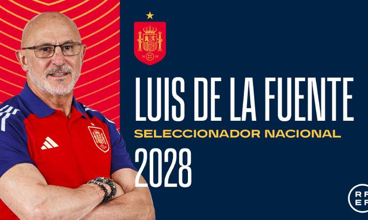 Luis de la Fuente renueva como entrenador de España hasta 2028