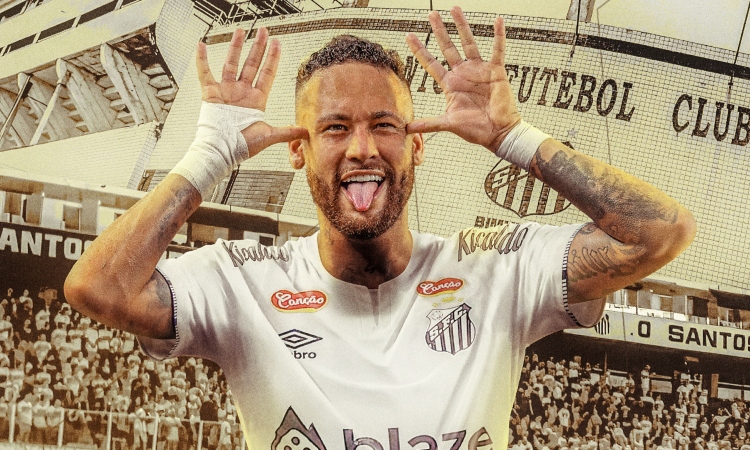 Neymar anuncia su regreso al Santos de Brasil