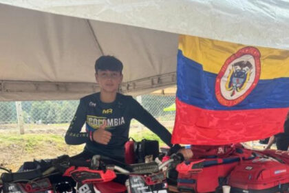 Samuel Muñoz, la nueva promesa del motocross colombiano