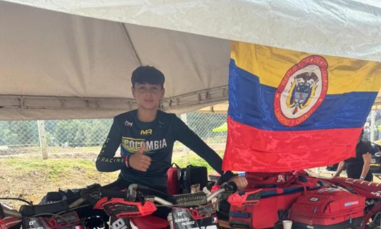Samuel Muñoz, la nueva promesa del motocross colombiano