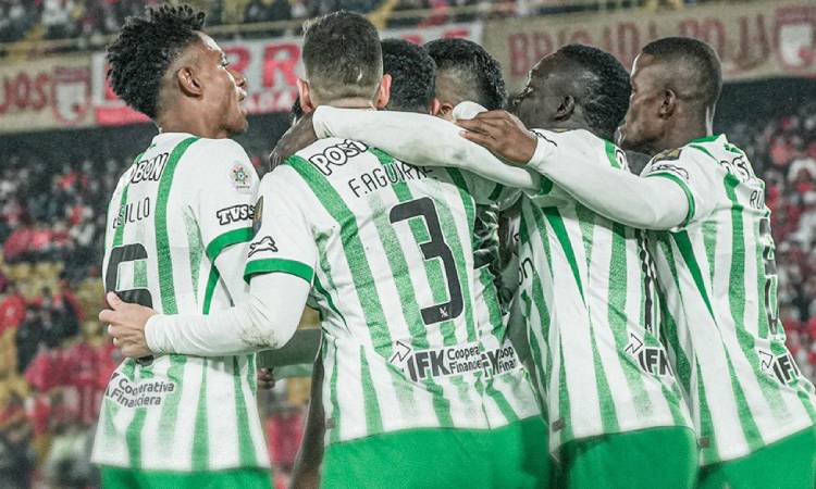 Atletico Nacional y su buena racha como visitante en Liga BetPlay