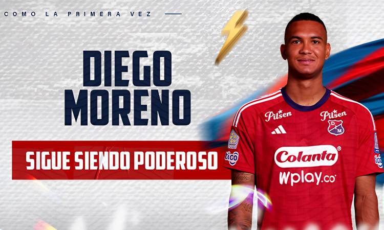 Diego Fernando Moreno renovó con el DIM hasta el año 2028