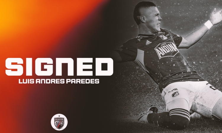 Oficial: Luis Paredes fue presentado por el San Antonio de la MLS