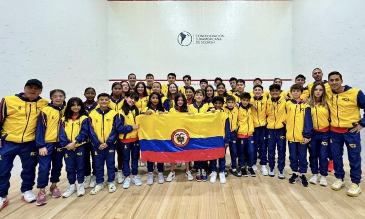 Doble oro para Colombia en el Sudamericano Juvenil de Squash