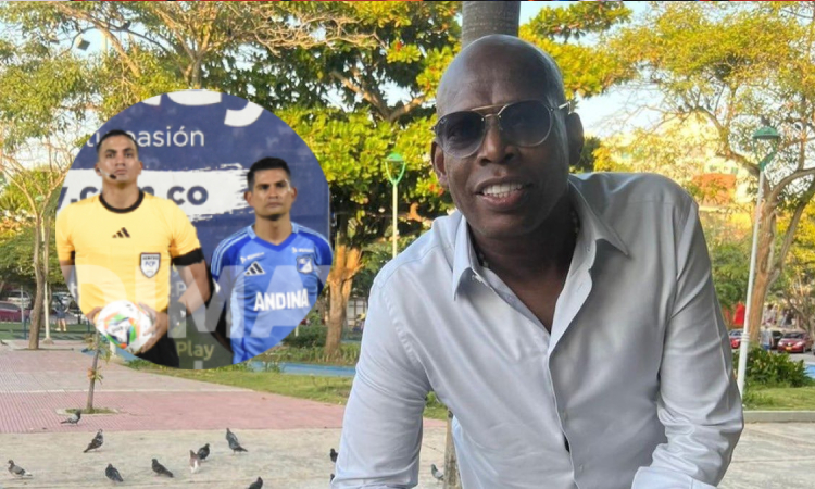 'Tino' Asprilla criticó al juez Jairo Mayorga por "favorecer a Millonarios"