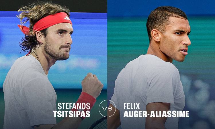 Tsitsipas se disputará con Auger-Aliassime el título en Dubái 2025