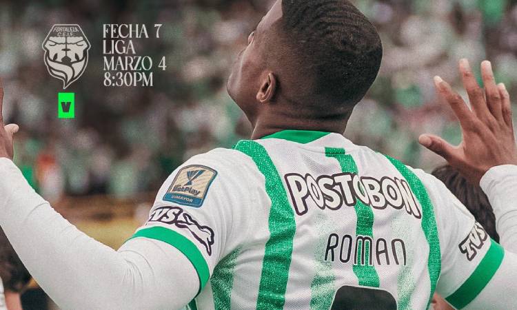 Lista la fecha y hora para el Fortaleza - Atlético Nacional